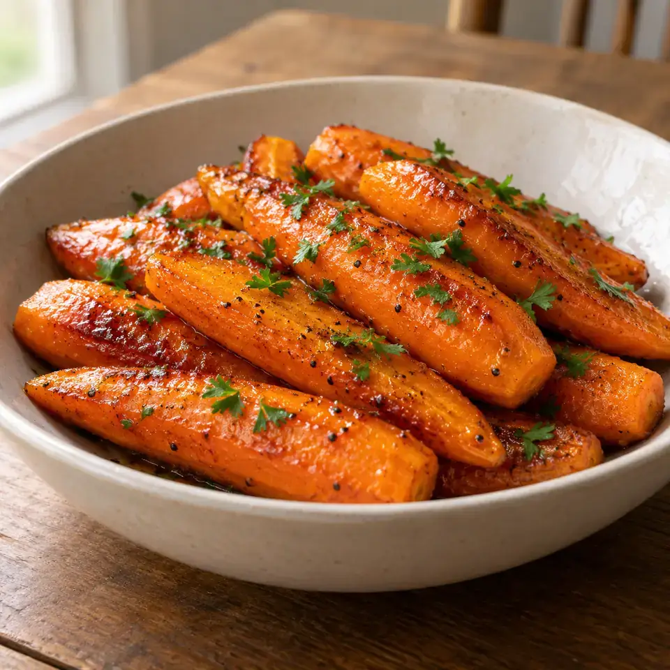 Glazed Stovetop Carrots — serving inspiration