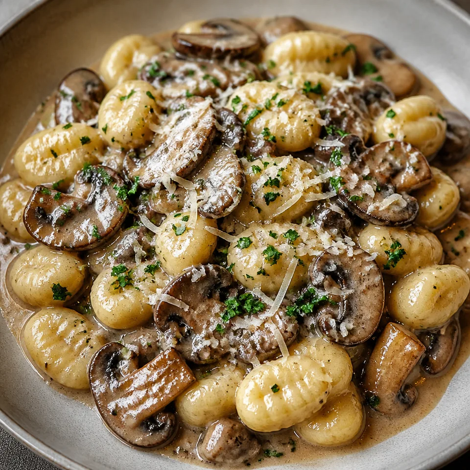 Gnocchi with Mushroom Ragu — serving inspiration