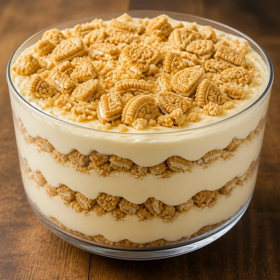 Golden Oreo Dream Salad — serving inspiration