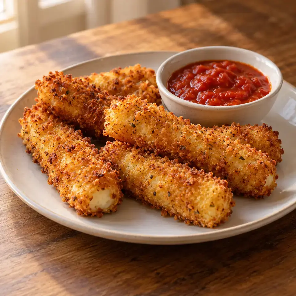 Gooey Cheese Sticks (Fried or Baked) — serving inspiration