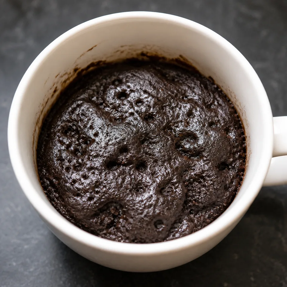 Gooey Oreo Mug Cake — serving inspiration