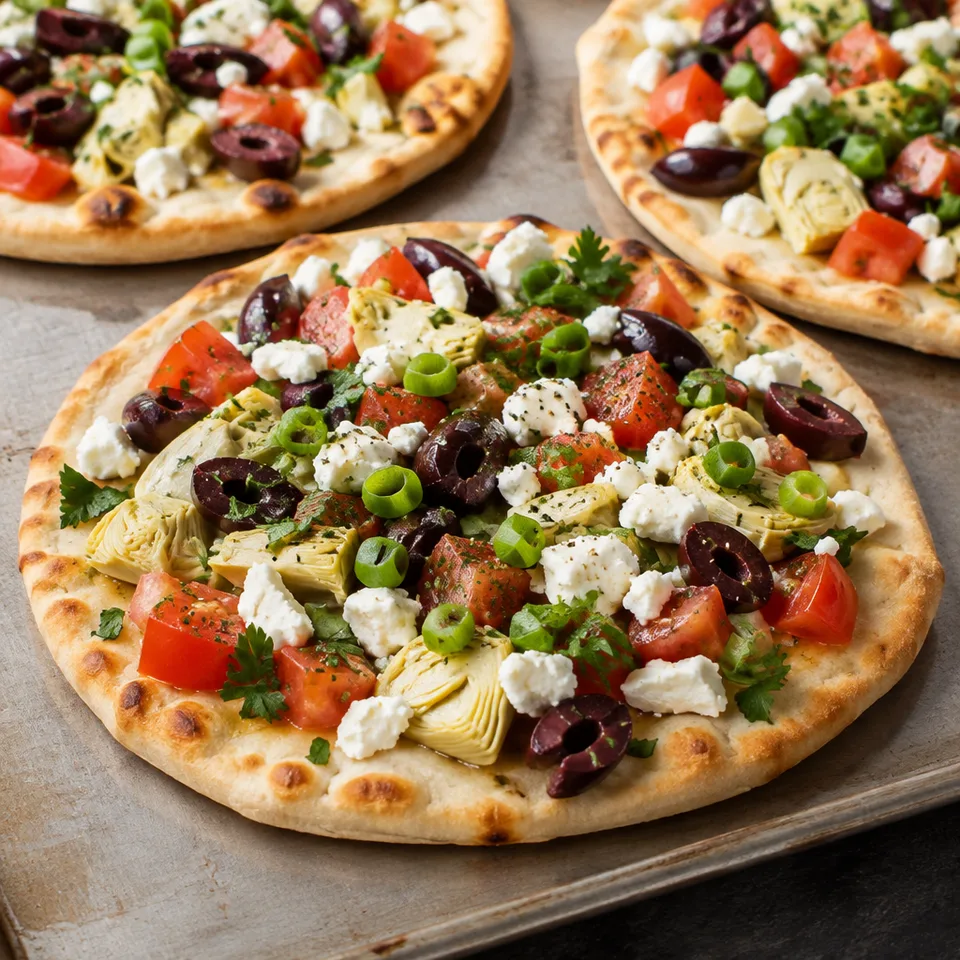 Greek Flatbreads — serving inspiration