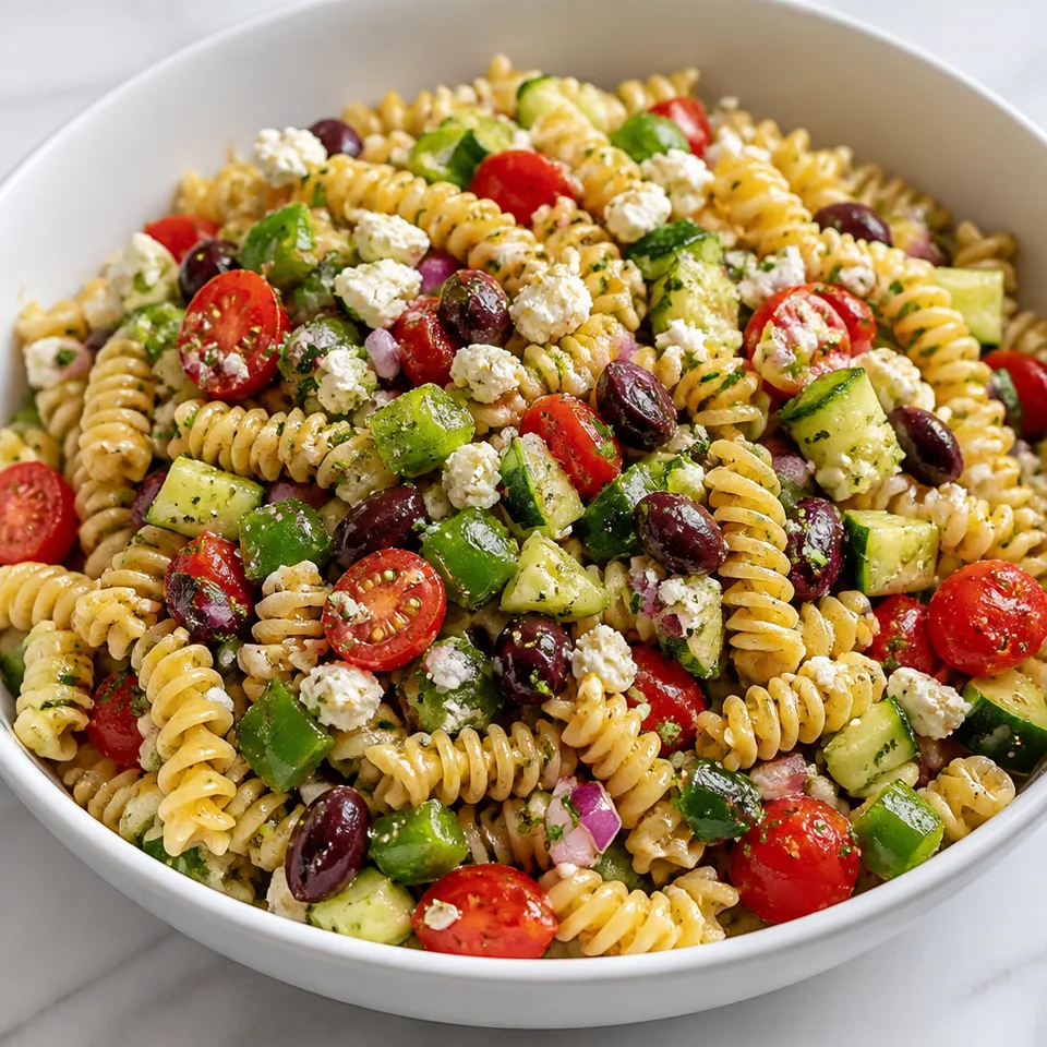Greek Pasta Salad — serving inspiration
