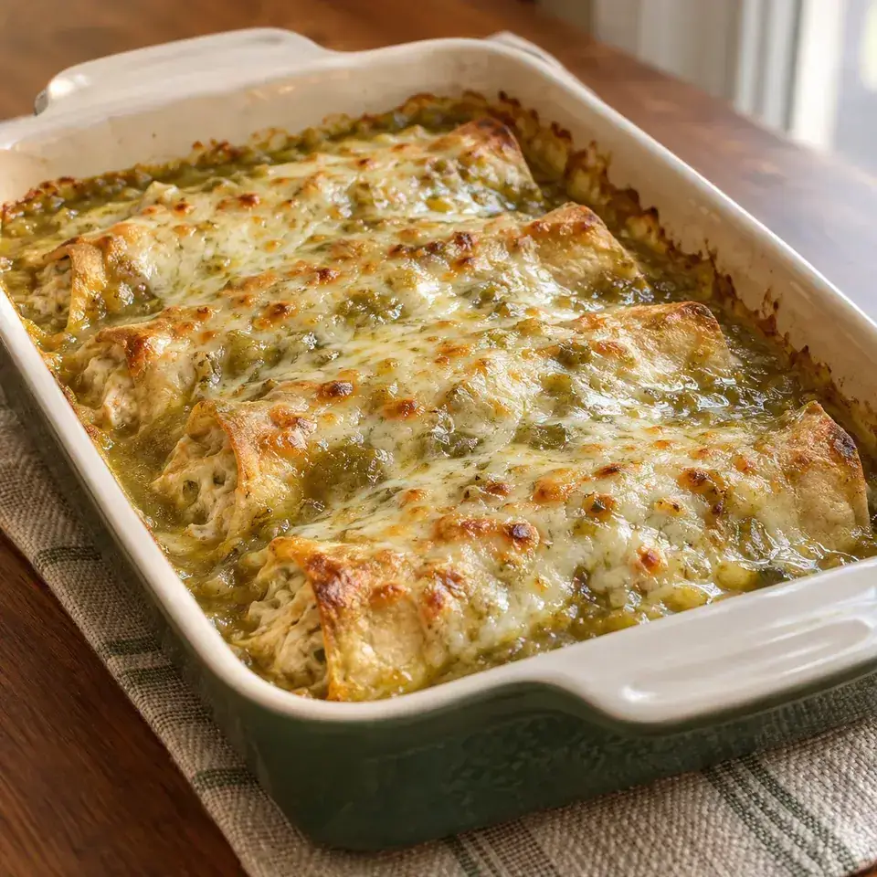 Green Chile Chicken Enchiladas — serving inspiration