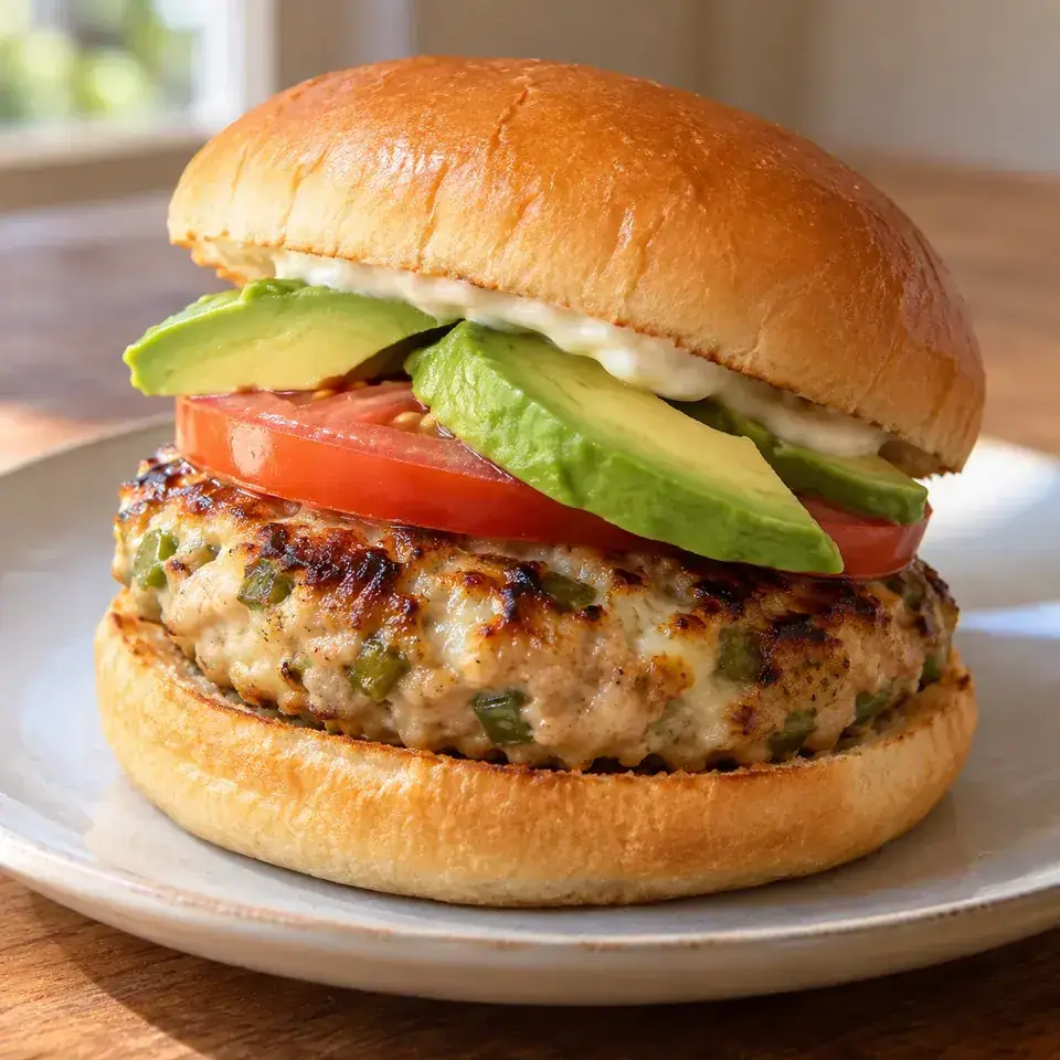 Green Chile Turkey Burgers — serving inspiration