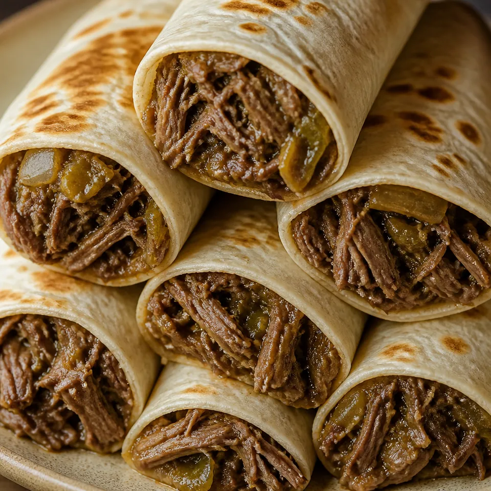Green Chili Burritos — serving inspiration