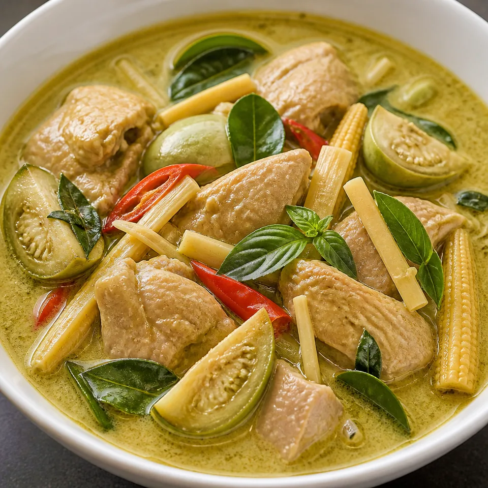 Green Curry Chicken — serving inspiration