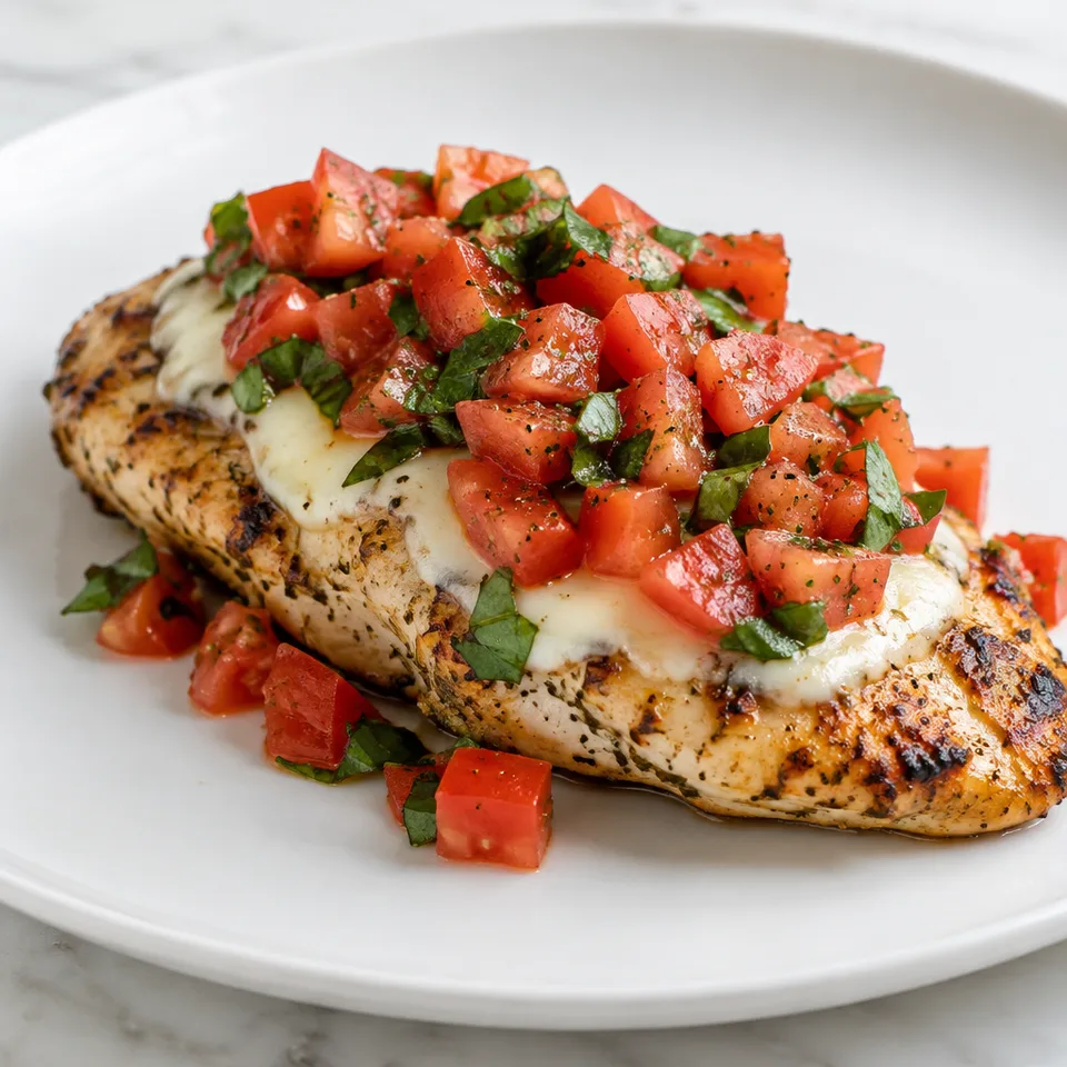 Grilled Bruschetta Chicken — serving inspiration