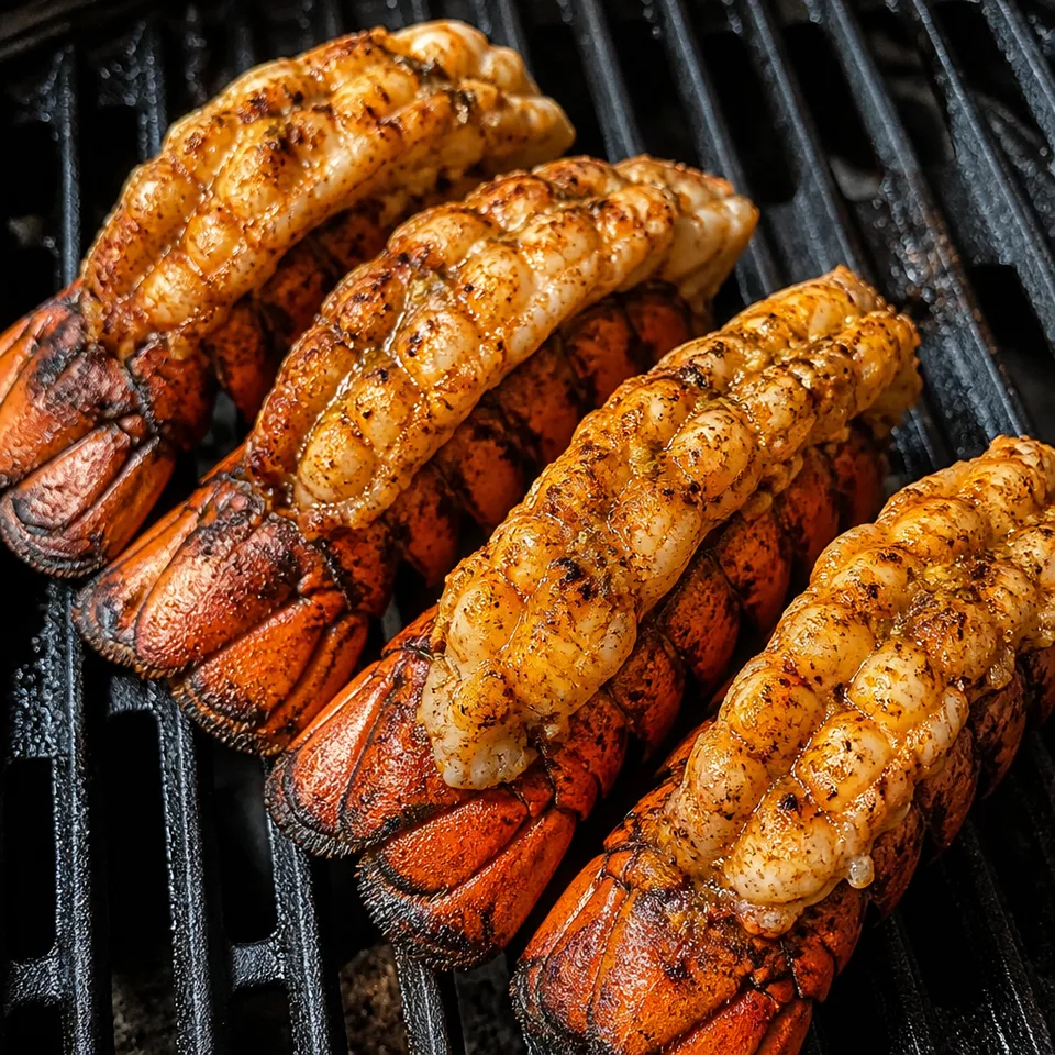 Grilled Cajun Garlic Butter Lobster Tails — serving inspiration