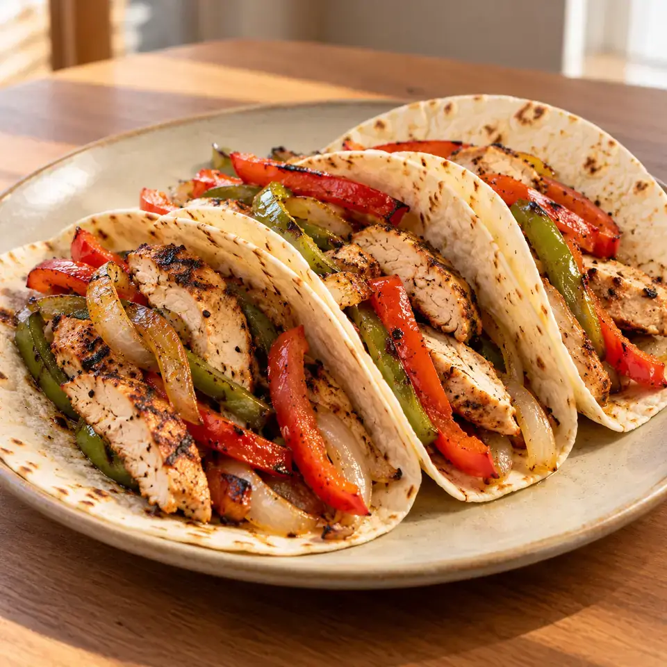 Grilled Chicken Fajitas — serving inspiration