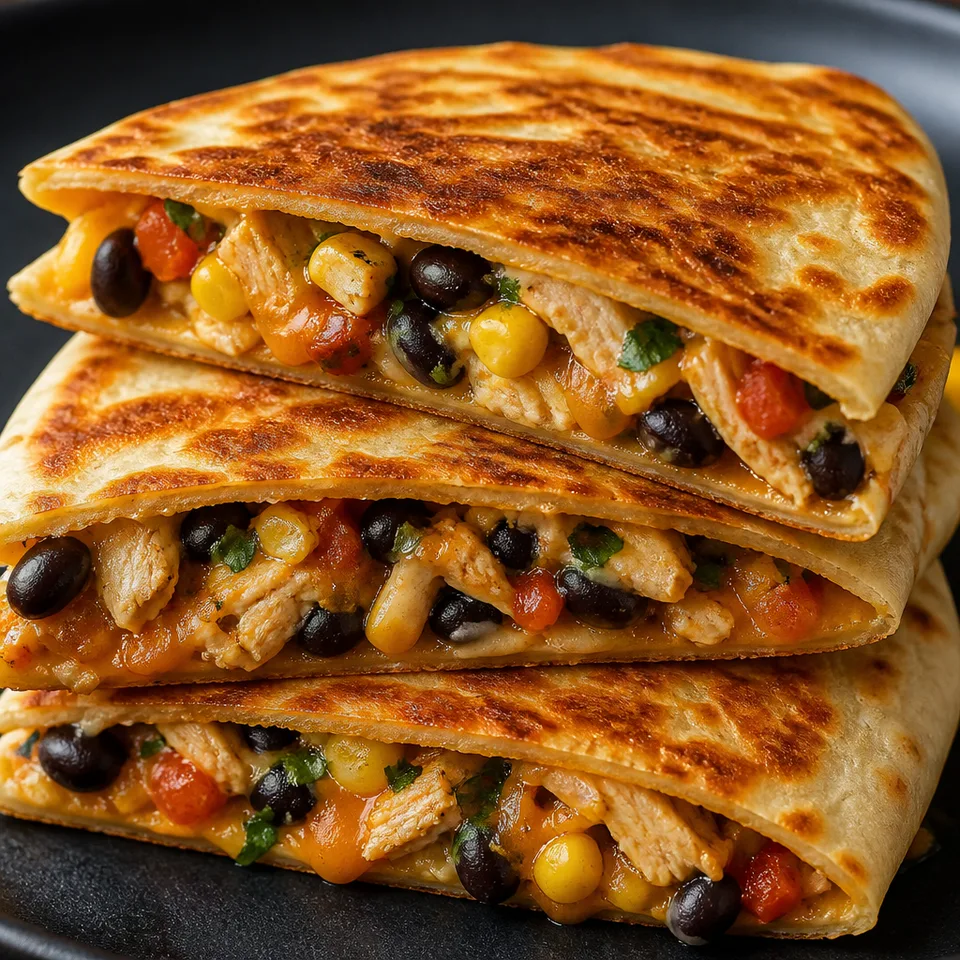 Grilled Chicken Quesadillas — serving inspiration