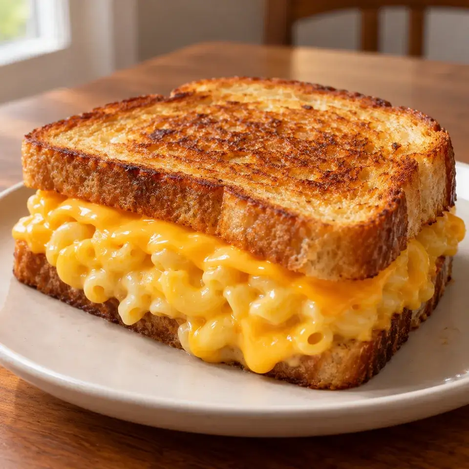 Grilled Mac and Cheese Sandwich — serving inspiration