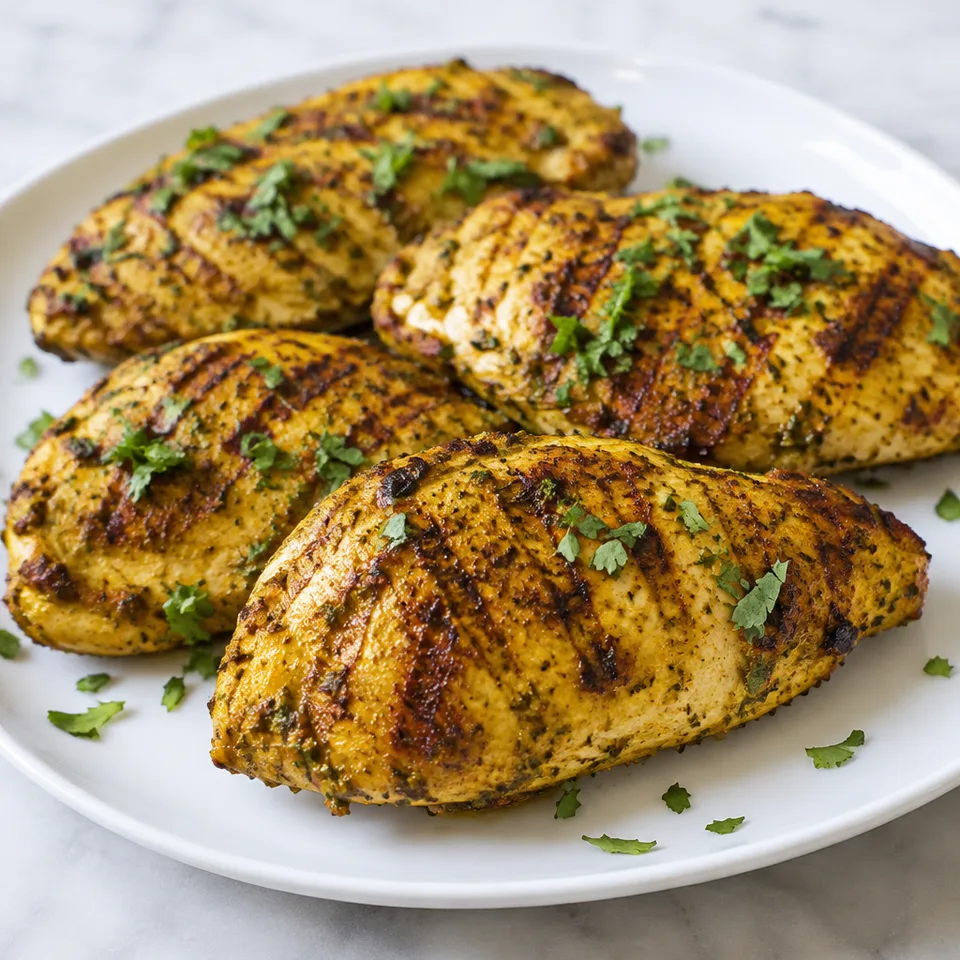 Grilled Moroccan Chicken — serving inspiration