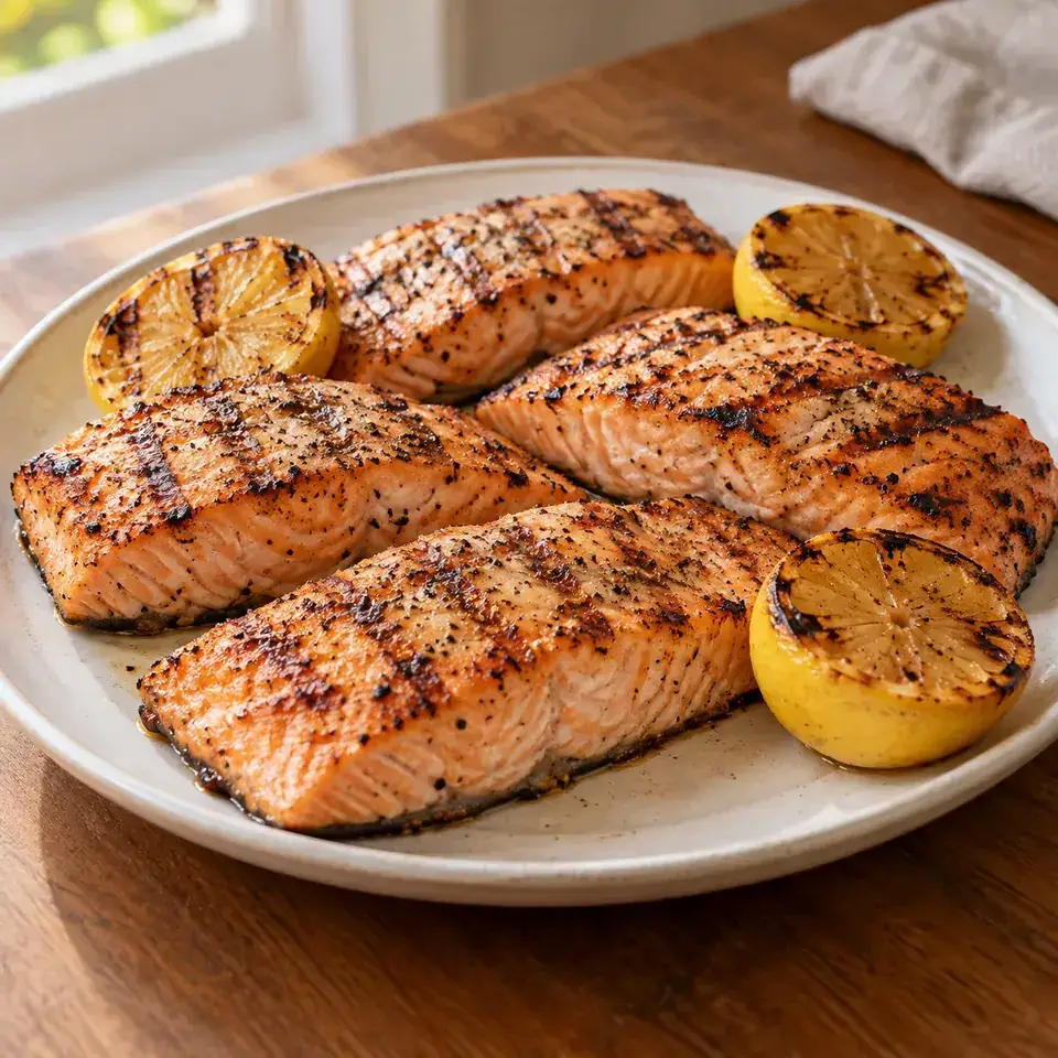 Grilled Salmon — serving inspiration