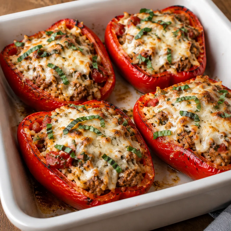 Grilled Stuffed Peppers — serving inspiration