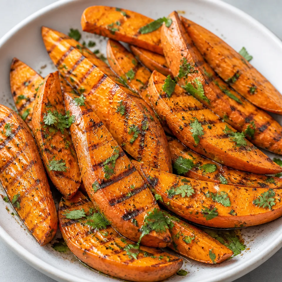 Grilled Sweet Potatoes — serving inspiration