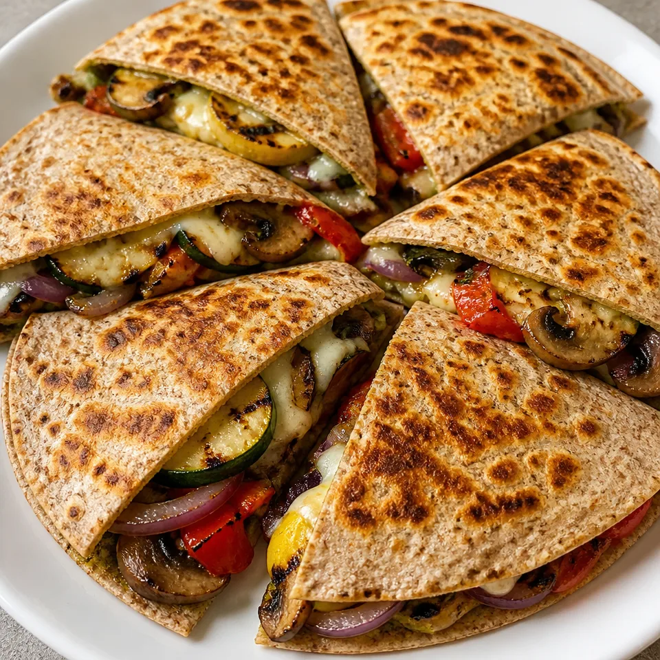 Grilled Vegetable Quesadillas — serving inspiration