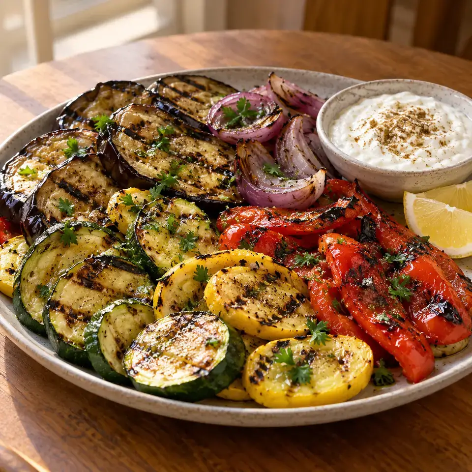 Grilled Vegetables Platter — serving inspiration