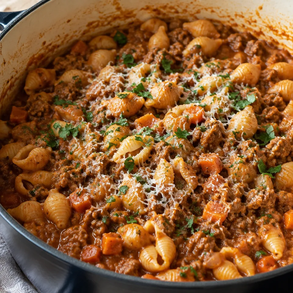 Ground Beef Pasta — serving inspiration