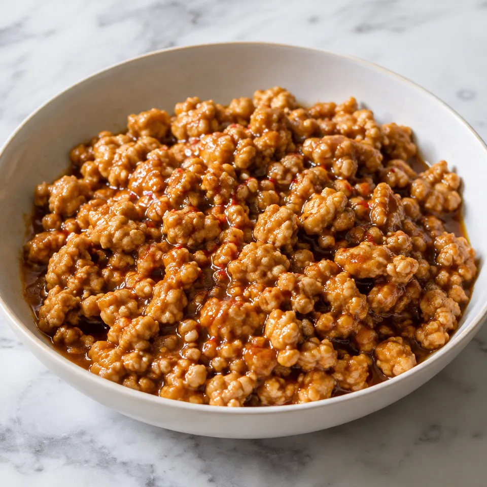 Ground Orange Chicken Recipe — serving inspiration