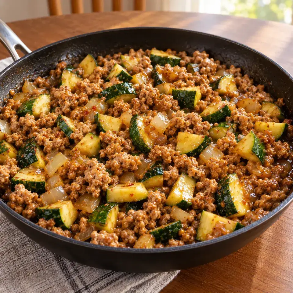 Ground Turkey Zucchini Skillet — serving inspiration