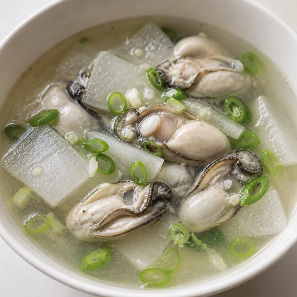 Gulguk (Oyster Soup) — serving inspiration