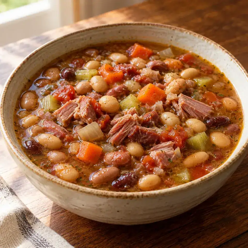 Ham and Bean Soup — serving inspiration