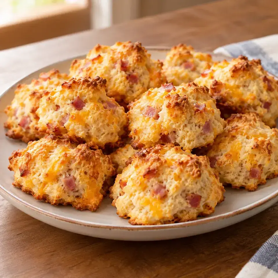 Ham and Cheese Drop Biscuits — serving inspiration