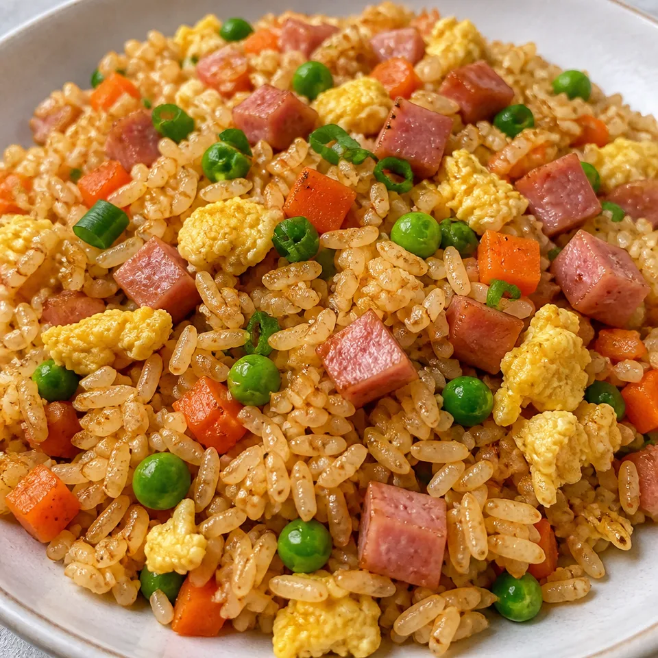 Ham Fried Rice — serving inspiration