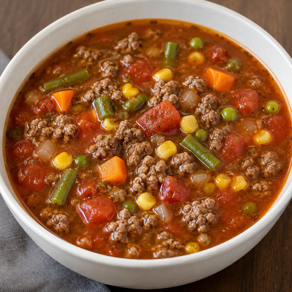 Hamburger Soup Recipe — serving inspiration