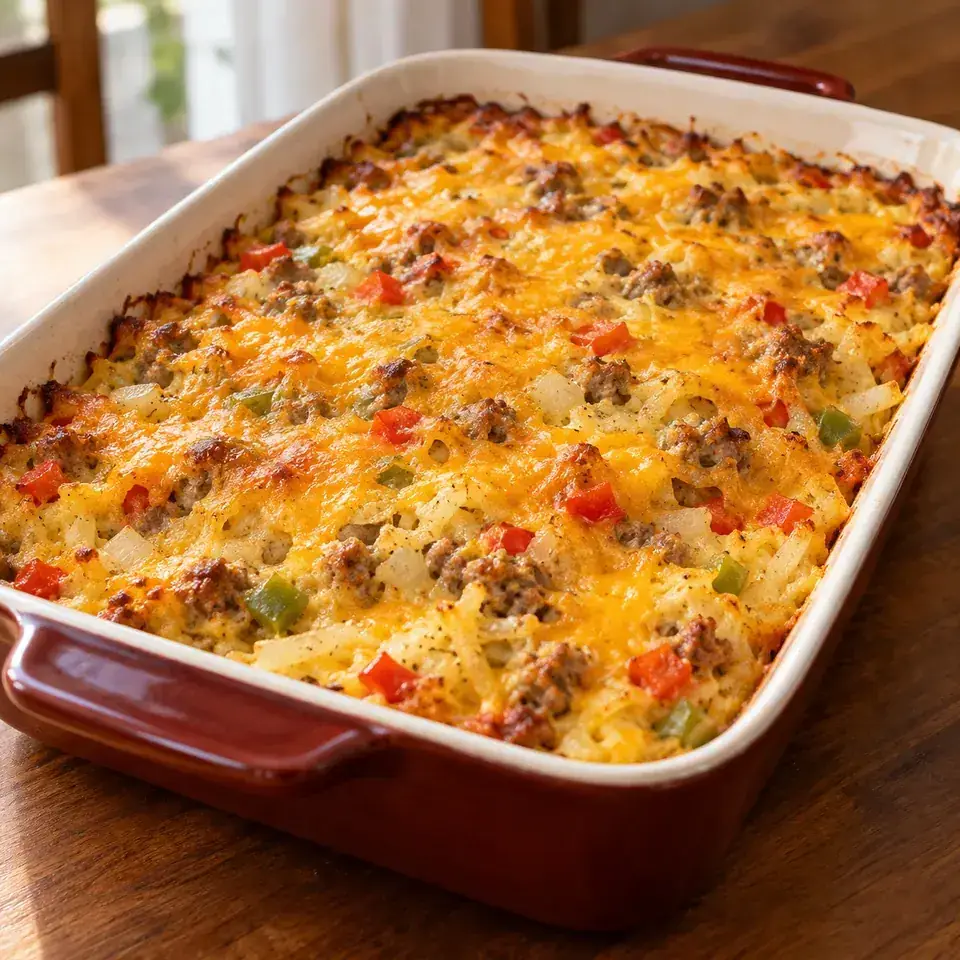 Hashbrown Breakfast Casserole — serving inspiration