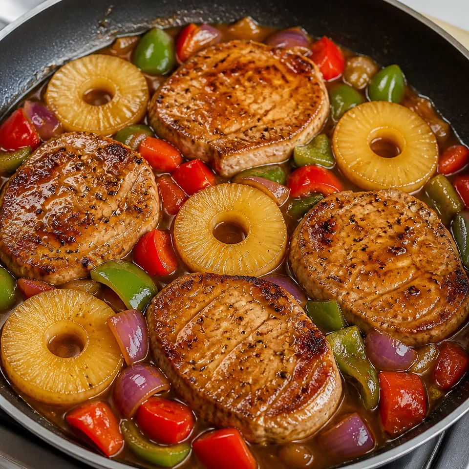 Hawaiian Pork Chops — serving inspiration
