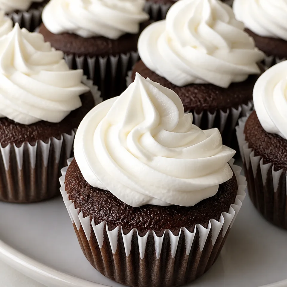 Healthier Chocolate Cupcakes — serving inspiration