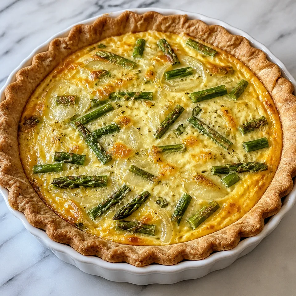 Healthy Asparagus Quiche — serving inspiration