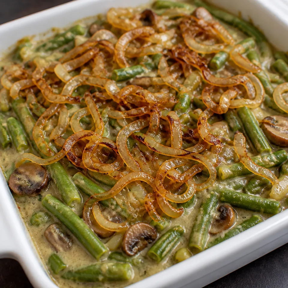 Healthy Green Bean Casserole (Vegan & Paleo) — serving inspiration
