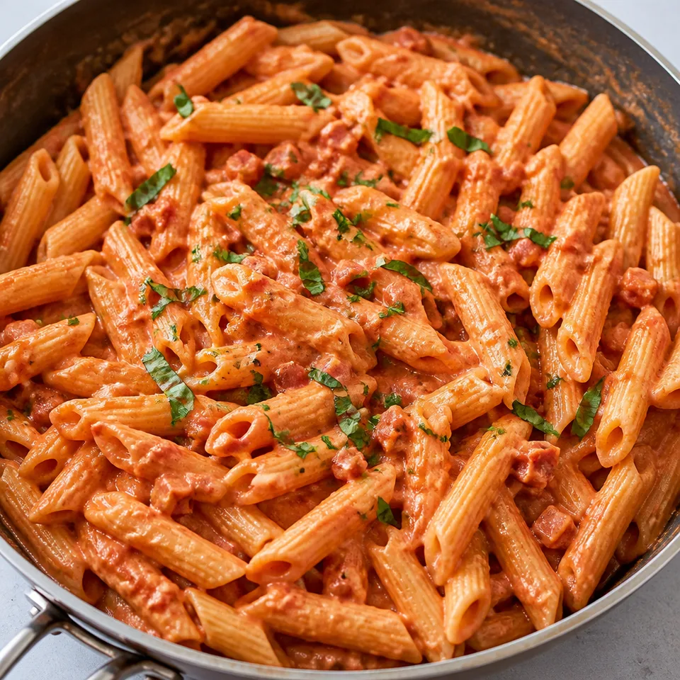 Healthy Penne alla Vodka — serving inspiration