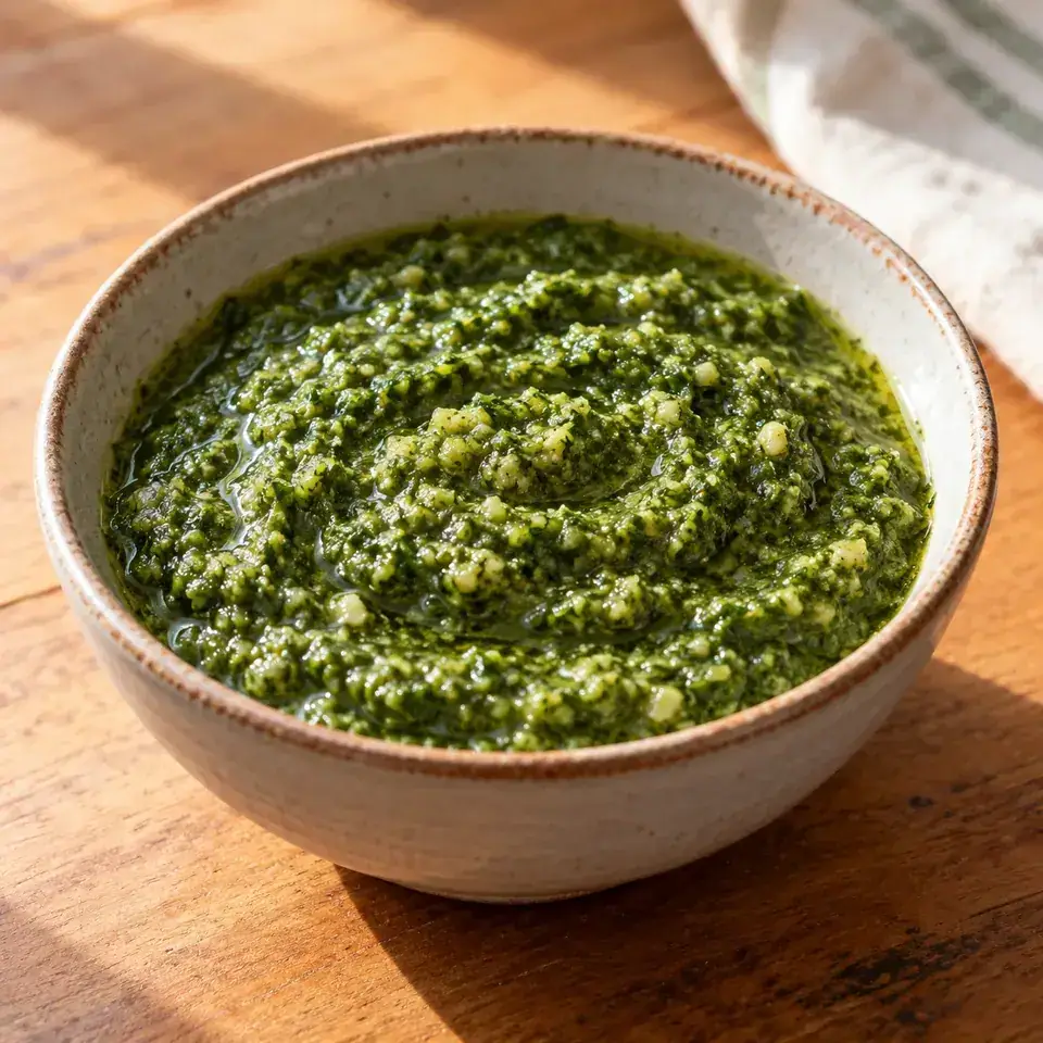 Herb Basil Pesto — serving inspiration
