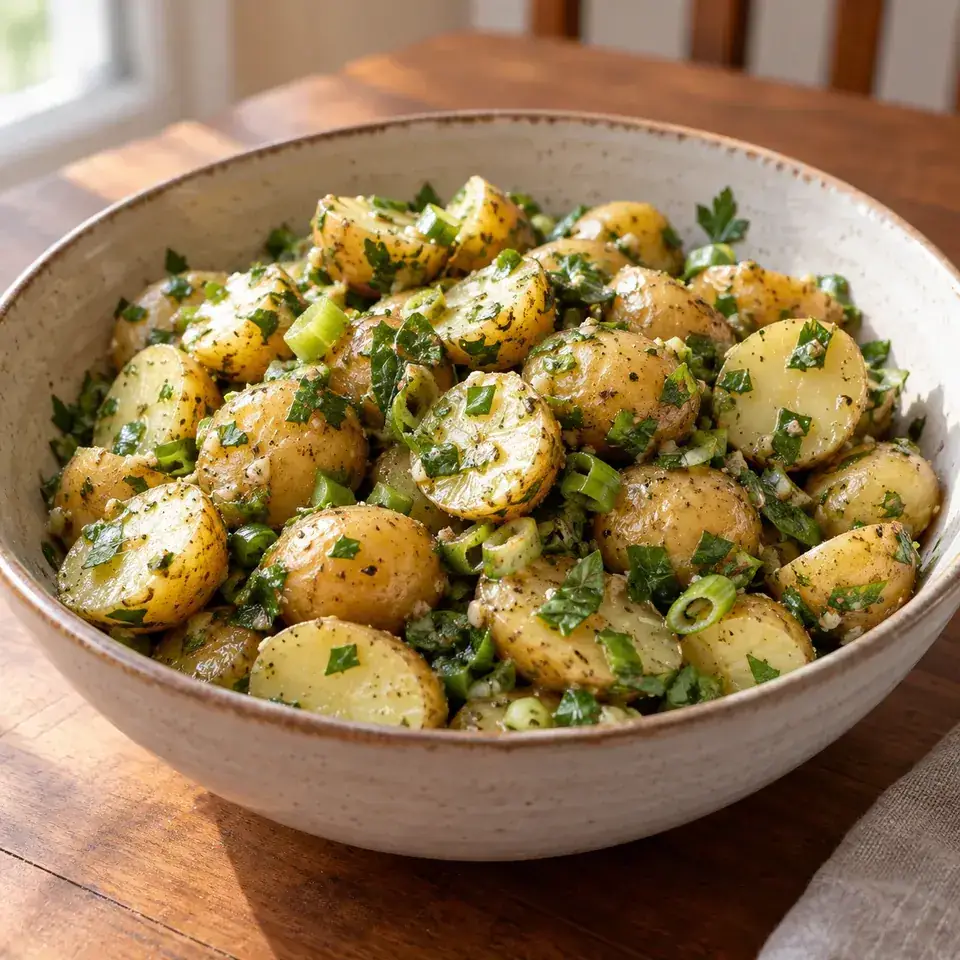 Herby Potato Salad — serving inspiration