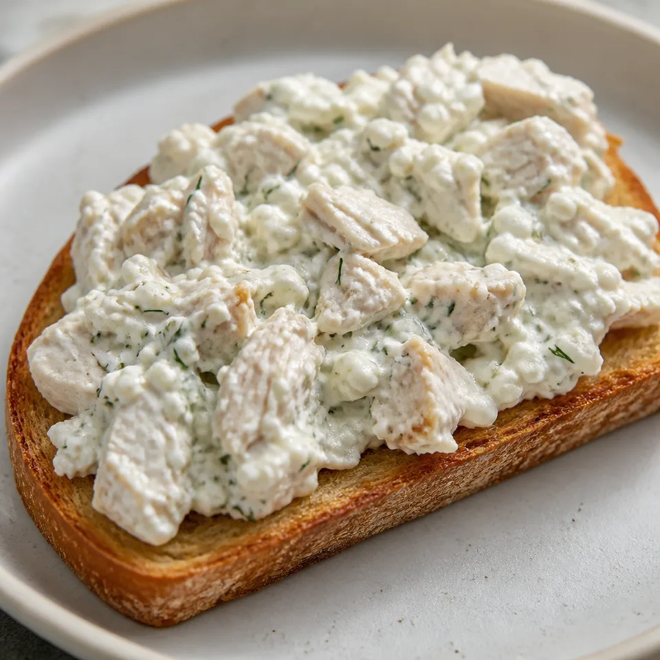 High-Protein Cottage Cheese Chicken Salad — serving inspiration