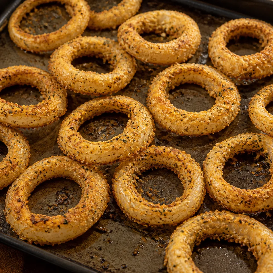 Homemade Baked Onion Rings — serving inspiration