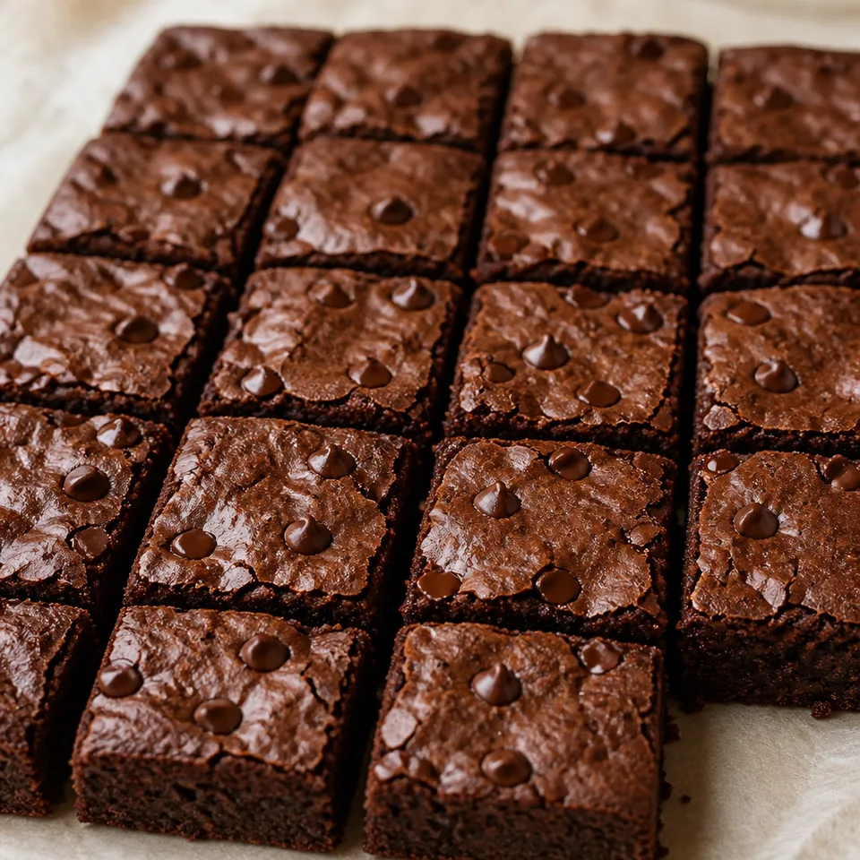 Homemade Brownies — serving inspiration