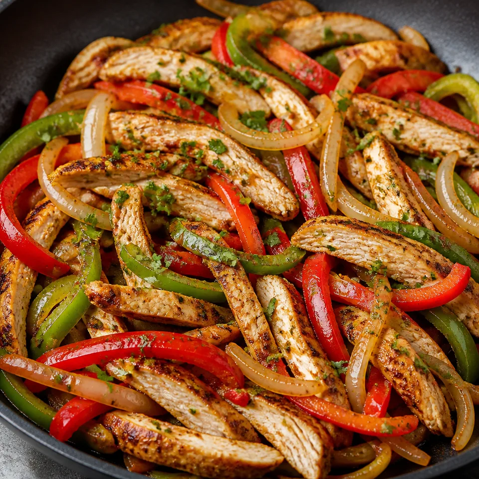 Homemade Chicken Fajitas — serving inspiration