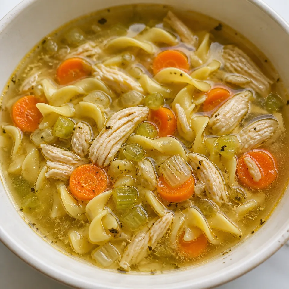 Homemade Chicken Noodle Soup — serving inspiration