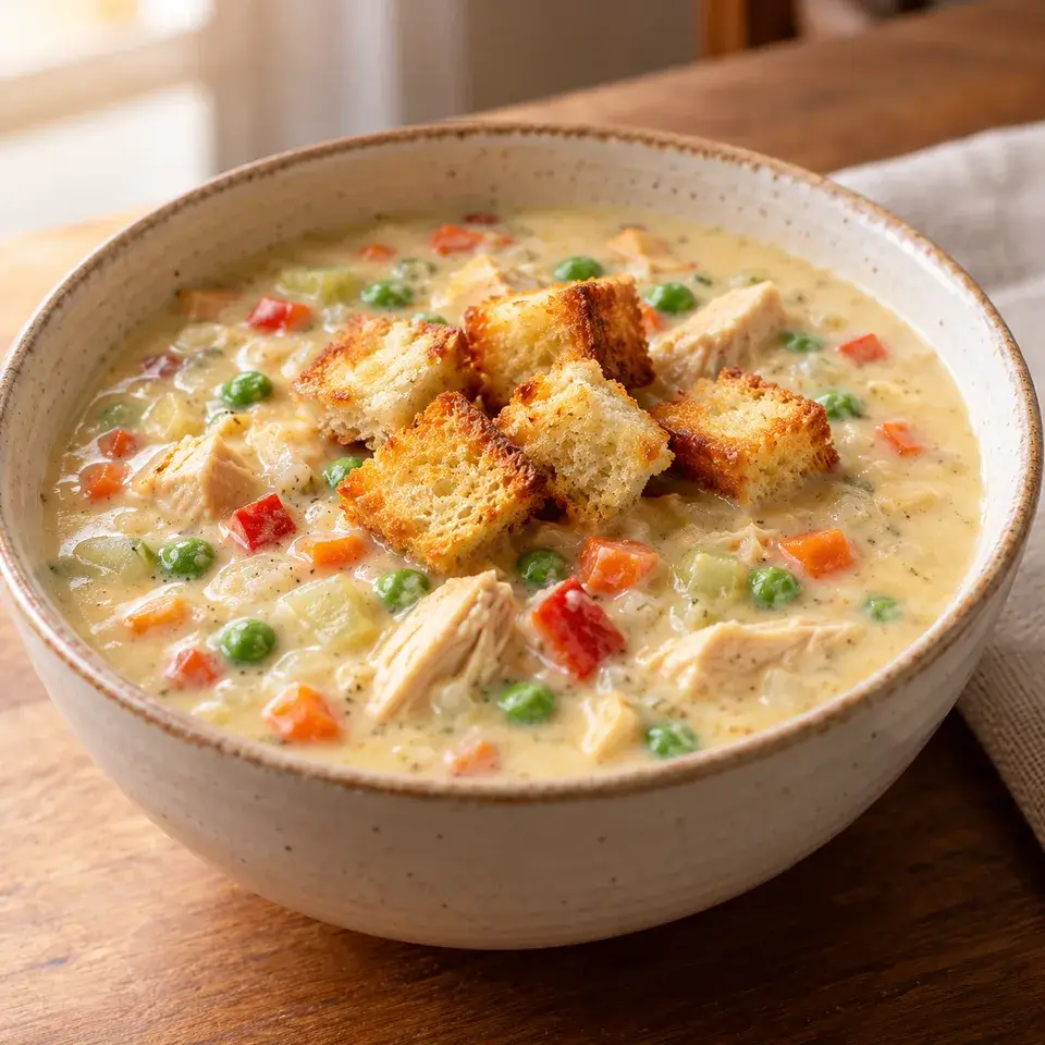 Homemade Cream of Chicken Soup recipe — serving inspiration