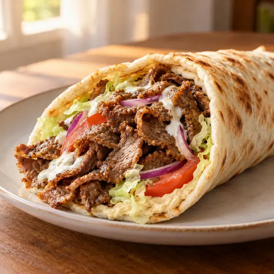 Homemade Rotisserie Doner Kebab Meat - beef or lamb! — serving inspiration