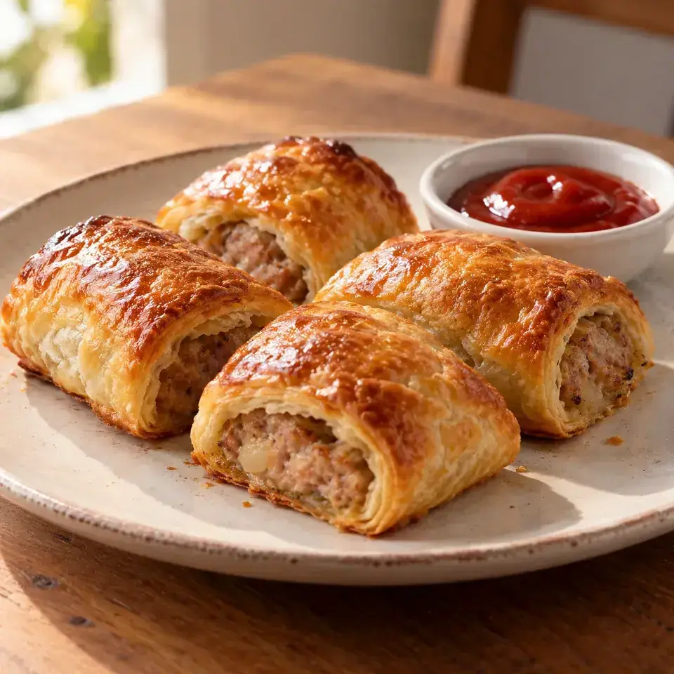 Homemade Sausage Rolls — serving inspiration