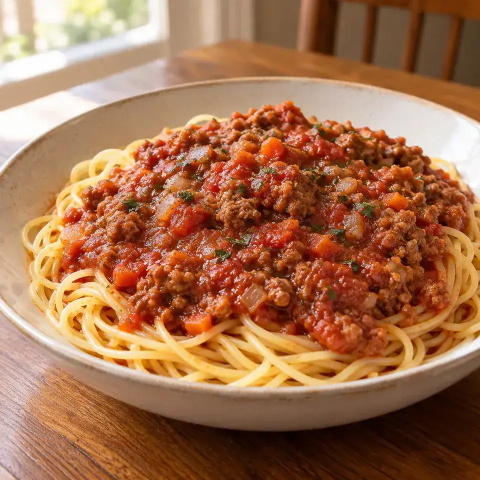 Homemade Spaghetti Sauce — serving inspiration