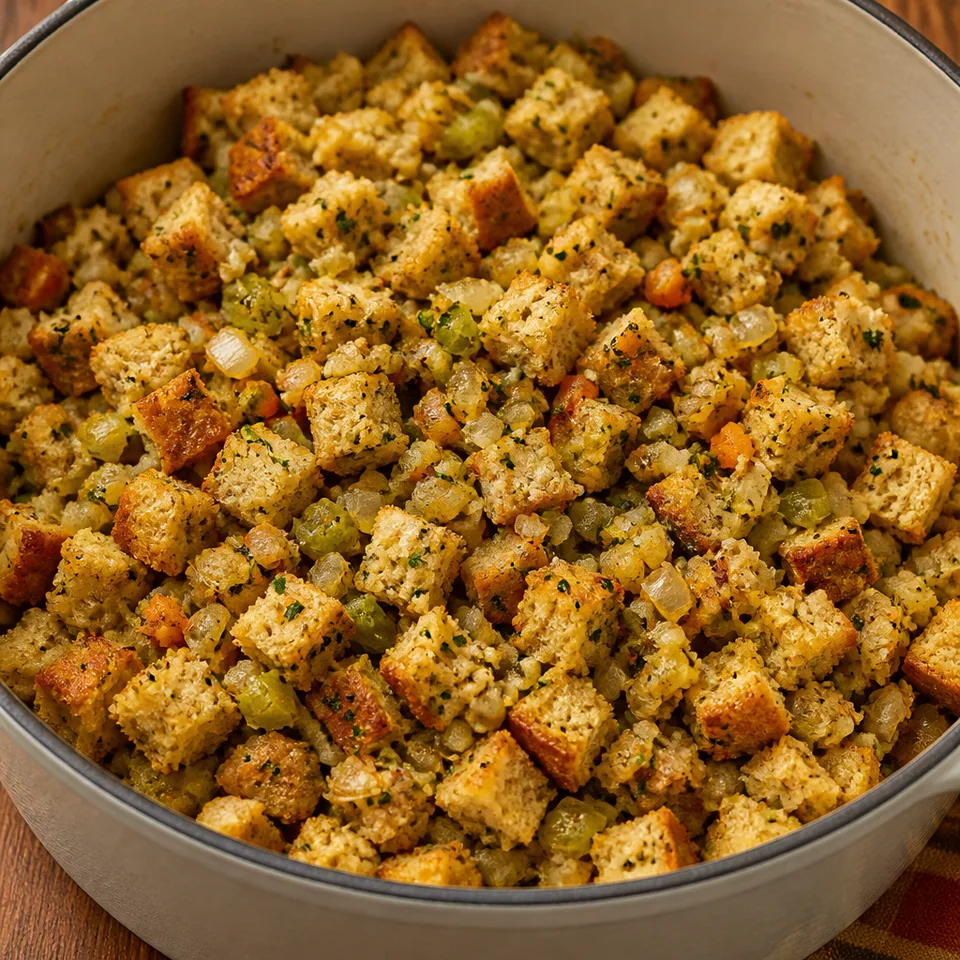Homemade Stovetop Stuffing — serving inspiration