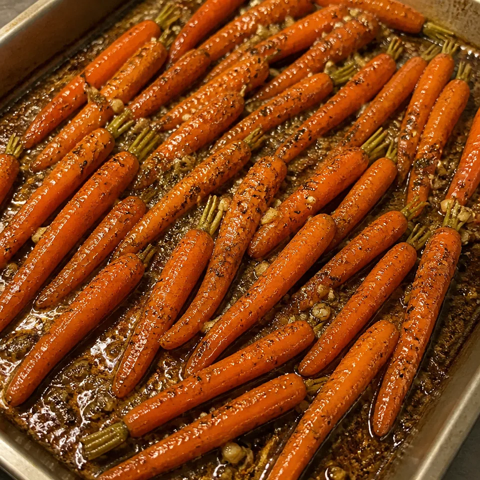 Honey Brown Sugar Roasted Carrots — serving inspiration