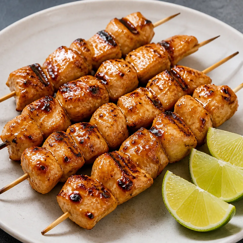 Honey Garlic Chicken Skewers — serving inspiration